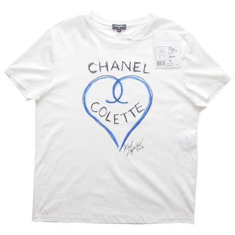 colette chanel shirt|AUTHENTIC 2017 CHANEL X COLETTE Collaboration T.